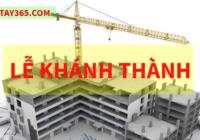 Điều kiện tổ chức lễ khánh thành công trình