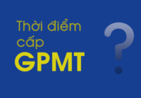 Thời điểm cấp giấy phép môi trường 2020