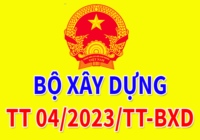 Thông tư 04/2023/TT-BXD