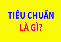 Tiêu chuẩn là gì